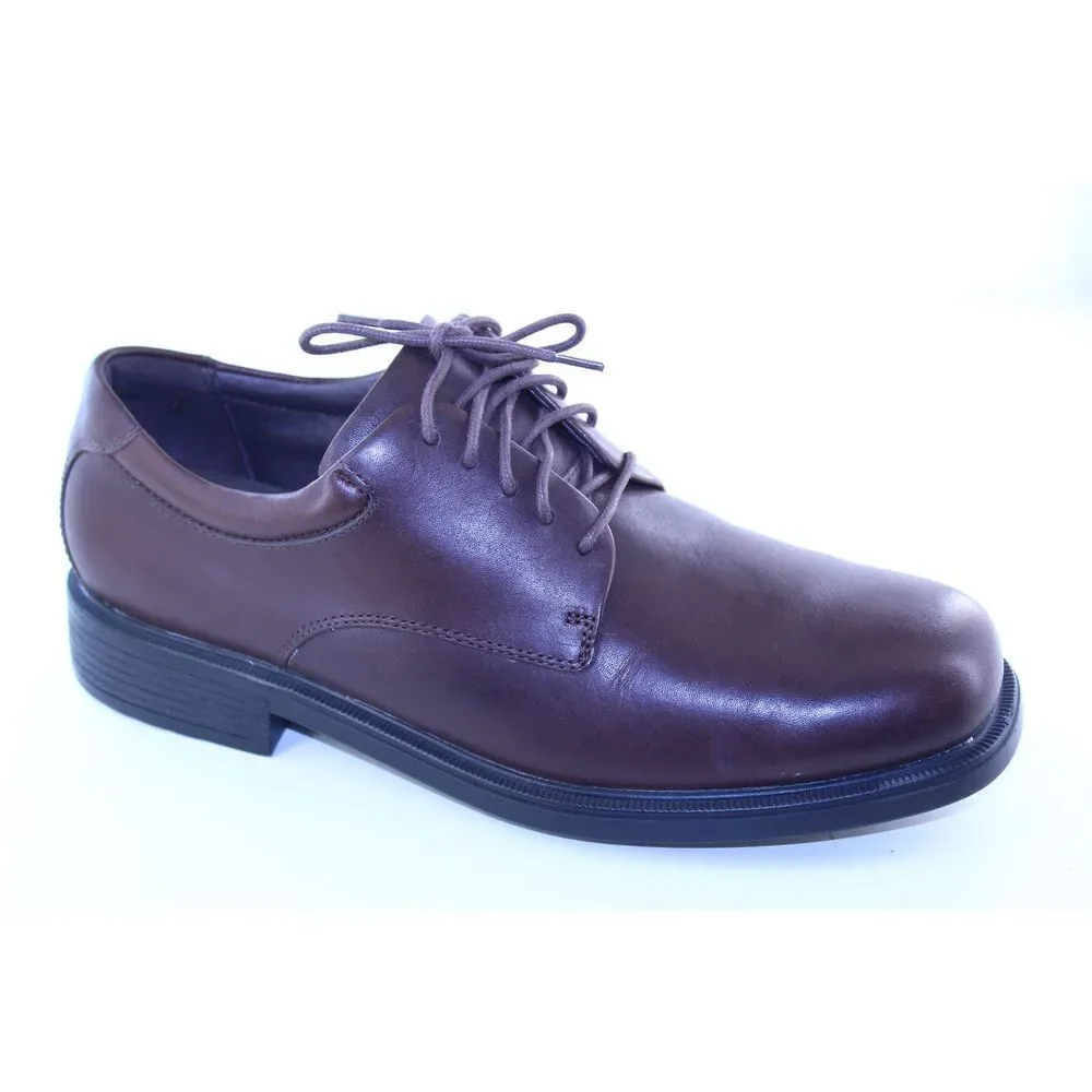 Rockport Margin Brown Leather Lace Up Oxfords 11 M